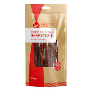 Beef Biltong Snapsticks Chilli Value Pack - 150g