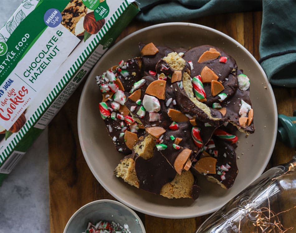 Sugar-Free Chocolate Chip Cookie Bark